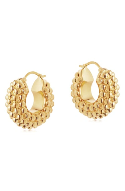 Shop Missoma Bayu Hoop Earrings In Gold