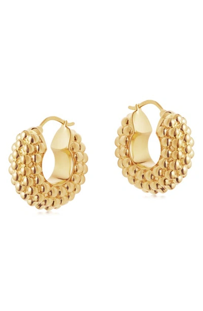 Missoma Bayu 18kt Gold Vermeil Hoop Earrings In Gold