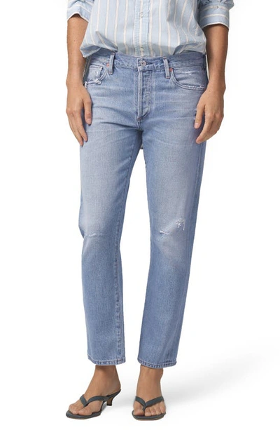 Shop Citizens Of Humanity Emerson Distressed Slim Fit Boyfriend Jeans In Spotlight