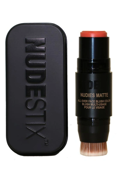 Shop Nudestix Nudies Matte Blush & Bronzer In Nude Peach