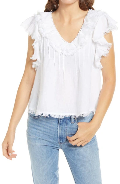 Shop Faherty Brand Yosepha Blouse In White