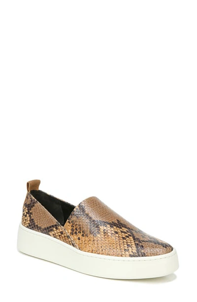 Shop Vince Saxon 2 Slip-on Sneaker In Natural Taupe