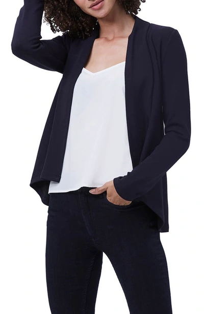 Shop French Connection Josie Drape Cardigan In Black
