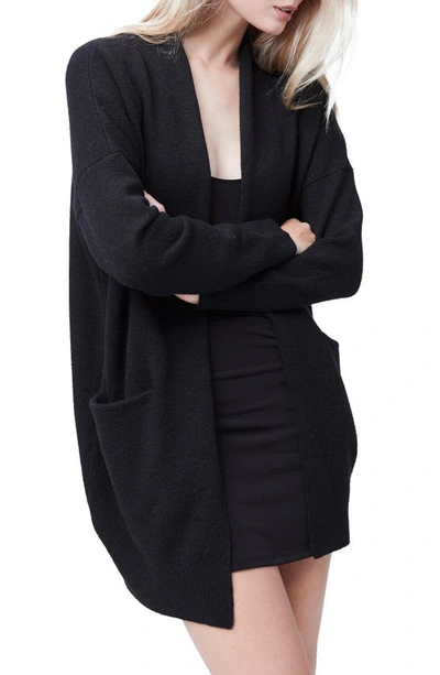 Shop French Connection Sophia Long Cardigan In Black