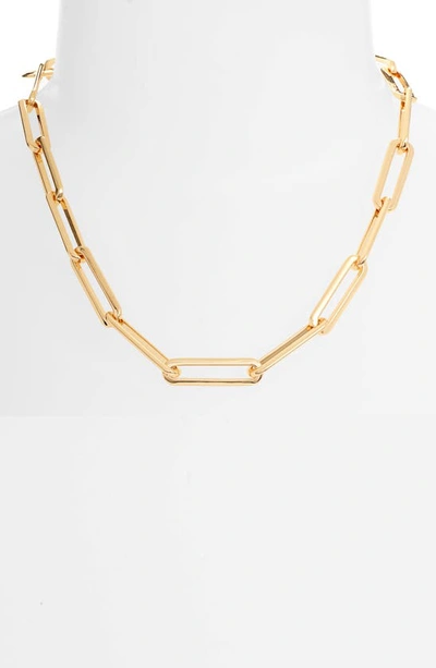 Shop Jenny Bird Stevie Chain Necklace In High Polish Gold