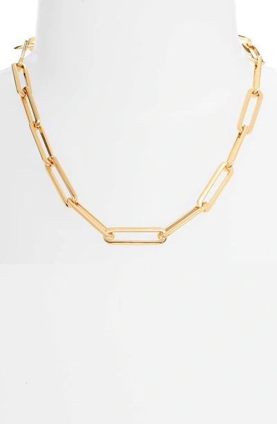 Jenny Bird Stevie Chain Necklace In High Polish Gold