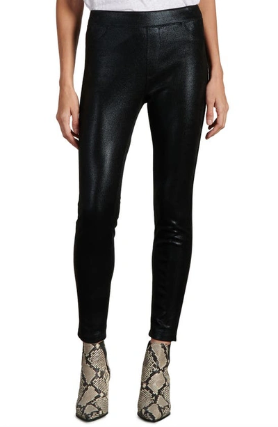 Shop Sanctuary Runway Faux Leather Leggings In Black Liquid