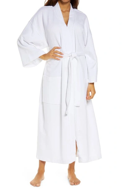 Shop Majestic Panama Waffle Robe In White