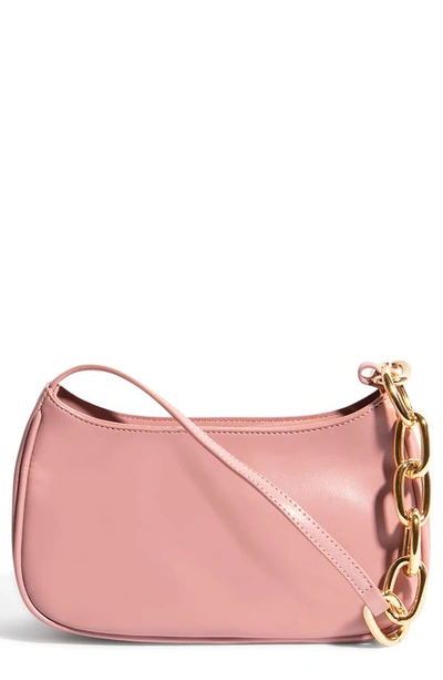 Shop House Of Want Newbie Vegan Leather Shoulder Bag In Pink