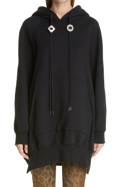 Shop R13 Oversize Hoodie Cape In Black