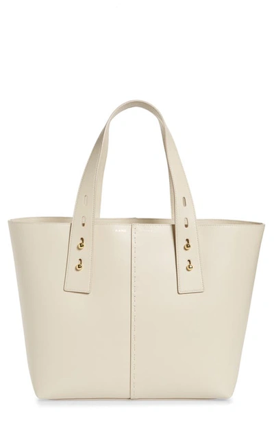 Shop Frame Les Second Medium Tote In Beige