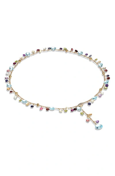 Marco Bicego Women's Paradise 18k Yellow Gold, Topaz & Mixed-stone Larit Collar Necklace In Yellow Gold