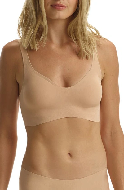 Shop Commando Butter Soft Support Bralette In Beige