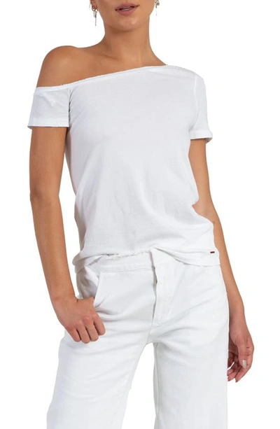 Shop N:philanthropy Dorado One-shoulder T-shirt In White