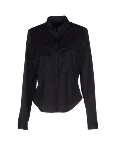 Barbara Bui Solid Color Shirts & Blouses In Black