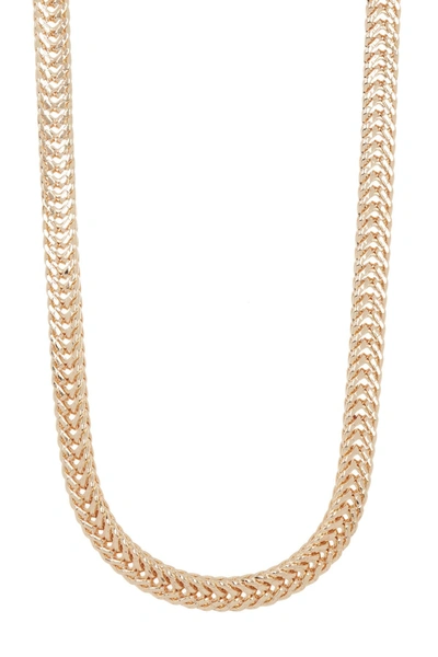 Shop 14th & Union Fancy Chain Collar In Gold