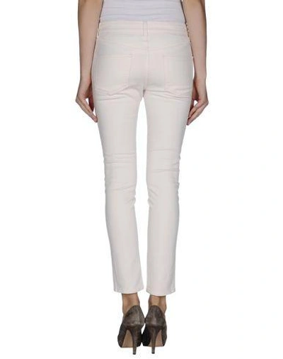 Shop Alexander Mcqueen Denim Pants In Light Pink