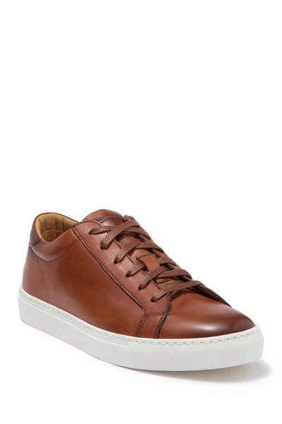 Shop To Boot New York Devin Leather Sneaker In Cognac F.725