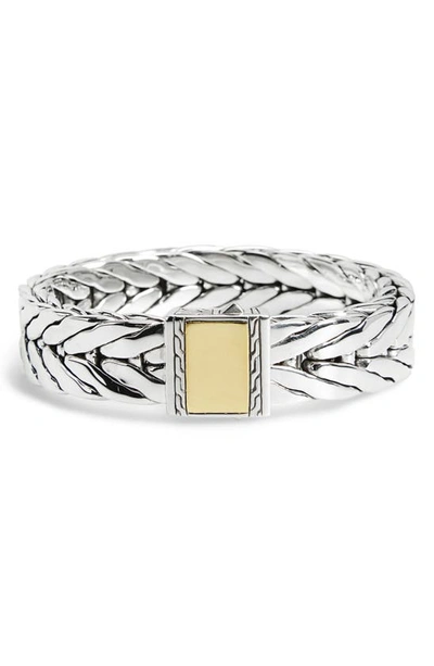 Shop John Hardy Modern Chain Extra Large Chain Bracelet In Silver/ Gold
