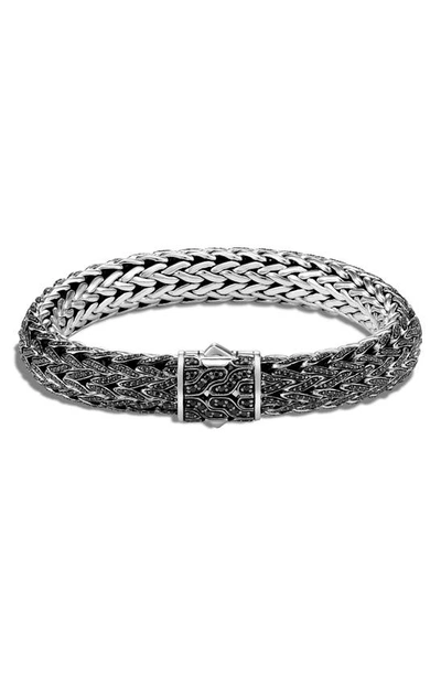 Shop John Hardy Tiga Large Chain Bracelet In Silver