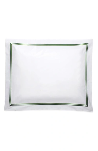 Shop Matouk Essex Cotton Percale Sham In Green