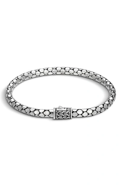 Shop John Hardy Dot 4.5mm Bracelet In Silver