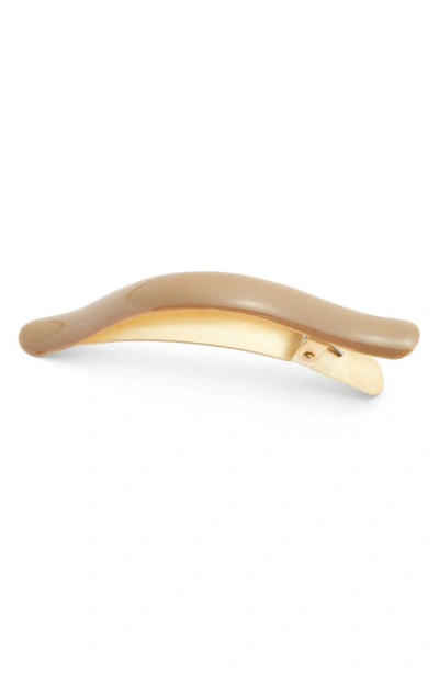 Shop Ficcare Ficcarissimo Hair Clip In Sand