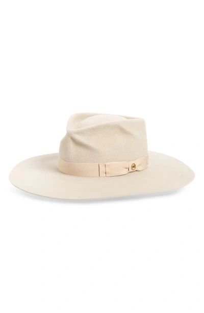 Shop Gladys Tamez Harrison Fur Felt Velour Hat In Alabaster