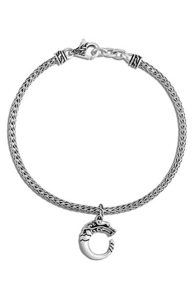 Shop John Hardy Legends Naga Charm Bracelet In Silver