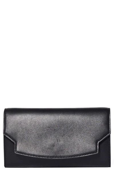 Shop The Row Lady Leather Wallet In Black