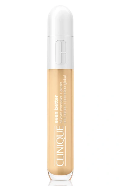 Shop Clinique Even Better™ All-over Concealer + Eraser In Wn16 Buff