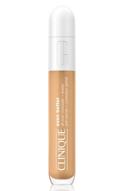 Shop Clinique Even Better™ All-over Concealer + Eraser In Cn58 Honey