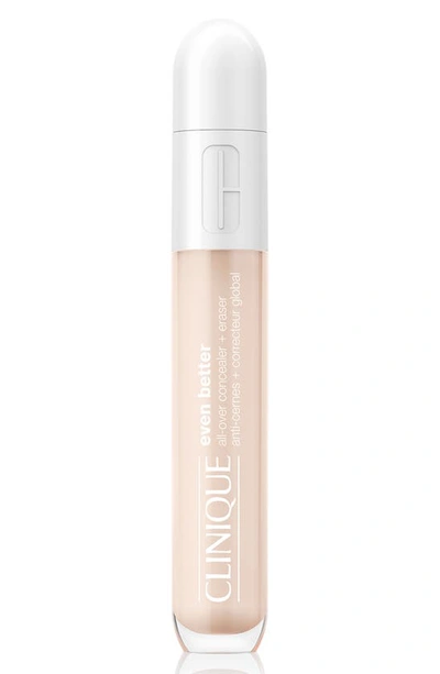 Shop Clinique Even Better™ All-over Concealer + Eraser In Wn01 Flax