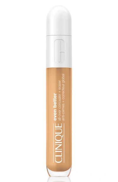 Shop Clinique Even Better™ All-over Concealer + Eraser In Wn80 Tawnied Beige