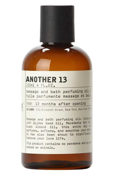 Shop Le Labo Another 13 Massage And Bath Perfuming Oil