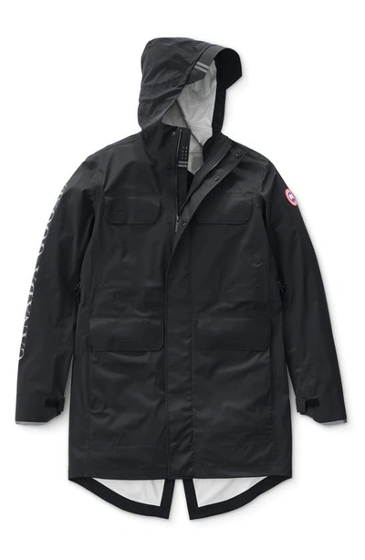 Shop Canada Goose Seawolf Packable Waterproof Jacket In Black