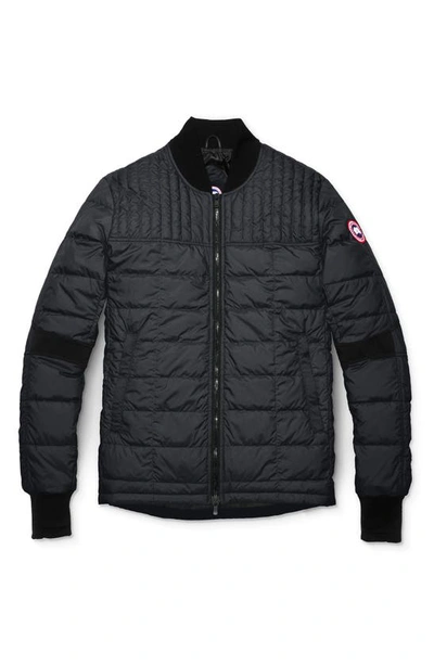 Shop Canada Goose Dunham Slim Fit Packable Down Jacket In Black