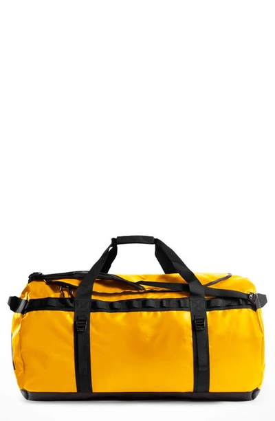 Shop The North Face Base Camp Xl Duffle Bag In Summit Gold/black