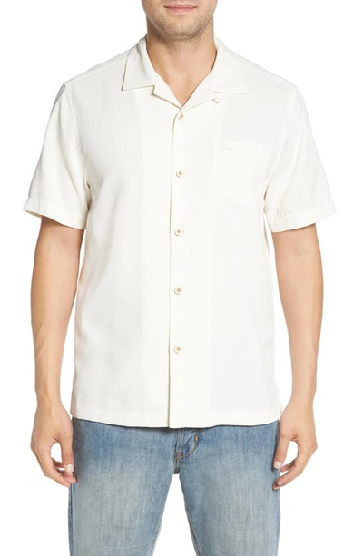 Shop Tommy Bahama Royal Bermuda Standard Fit Silk Blend Camp Shirt In Continental