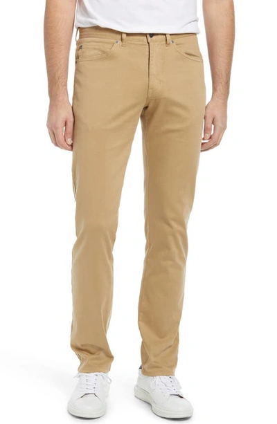Shop Peter Millar Ultimate Stretch Sateen Five-pocket Pants In Khaki