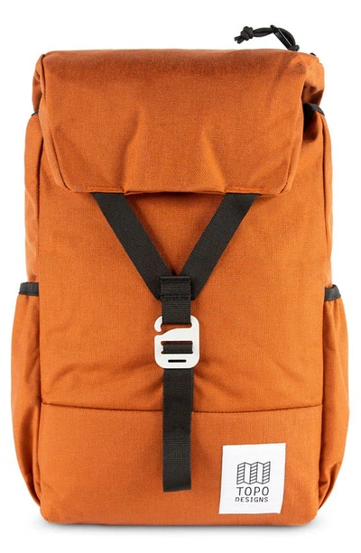 Shop Topo Designs Y-pack Backpack In Clay/ Clay