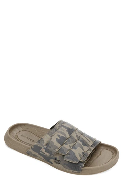Shop Kenneth Cole New York Nova Slide Sandal In Taupe Camo