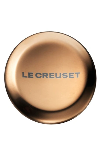 Shop Le Creuset Small Signature Knob In Copper