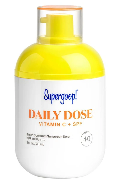 Shop Supergoopr Daily Dose Vitamin C + Spf 40 Serum