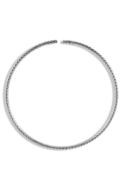 Shop John Hardy Classic Chain Coil Necklace In Silver