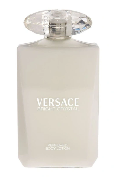 Shop Versace Bright Crystal Body Lotion In White