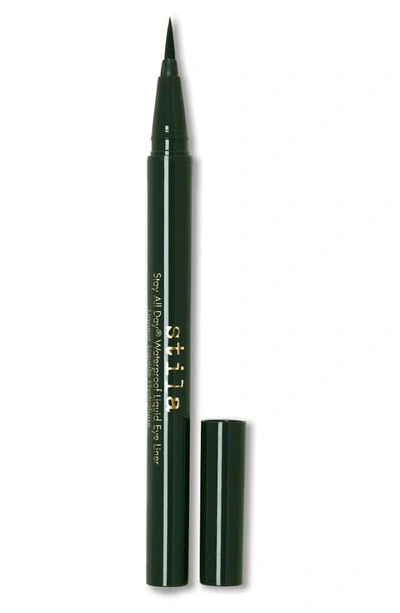 Shop Stila Stay All Day® Waterproof Liquid Eyeliner In Intense Jade