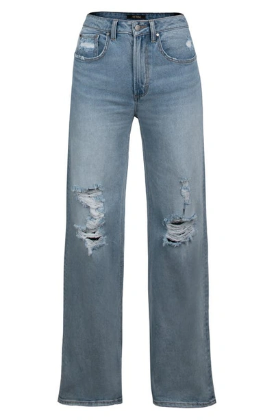 Shop Afrm Luz High Waist Jeans In Medium Wash