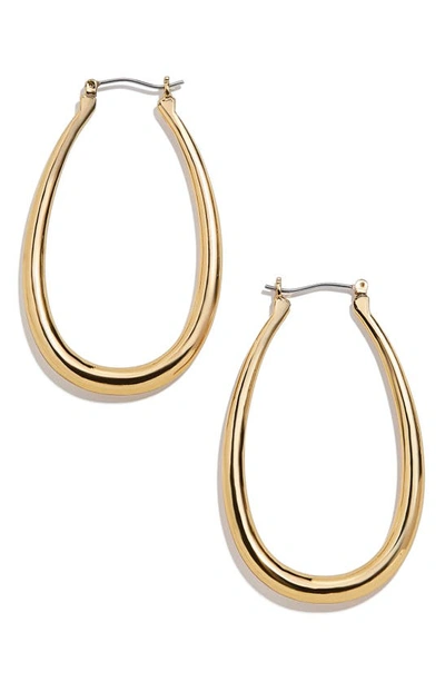 Shop Baublebar Sophia Hoop Earrings In Gold