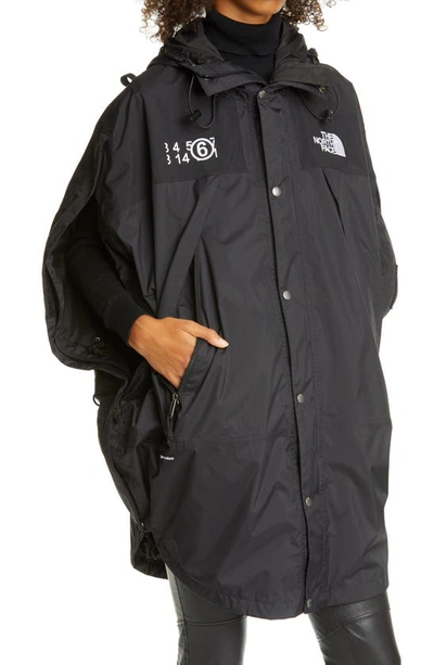 Shop Mm6 Maison Margiela X The North Face Circle Dryvent(tm) Waterproof Parka In Black